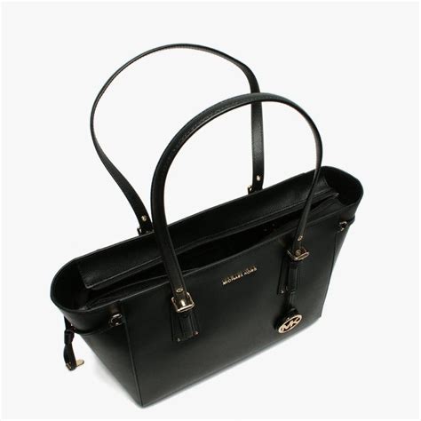 michael kors black safiano laptop bag case|Michael Kors voyager saffiano bag.